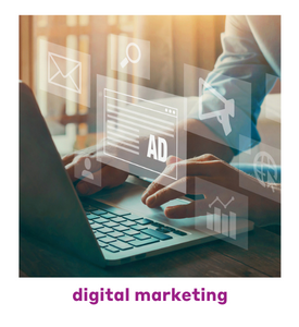 digital marketing image computer